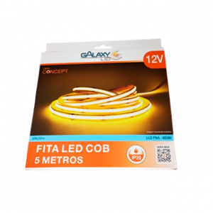 Fita LED Galaxy COB 6500k 5m 12V 70W Bivolt