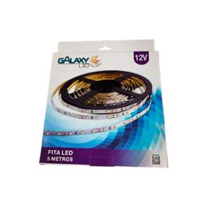 Fita LED Galaxy 3000k 240 LED/m 5m 12V 72W Bivolt