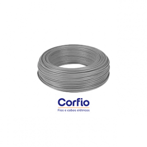 Cabo Flexível 1mm 750V Cinza (Rolo 100m)