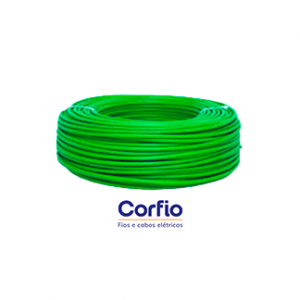 Cabo Flexível 1mm 750V Verde (Rolo 100m)