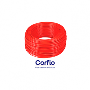 Cabo Flexível 0,75mm 750V Vermelho (Rolo 100m)