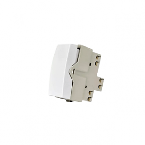 Interruptor MarGirius Sleek branco sem placa 1 posto