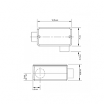 CONDULETE TRAMONTINA LL 1 1/4"  - SR C/TP - 56104/314 - Imagem 2