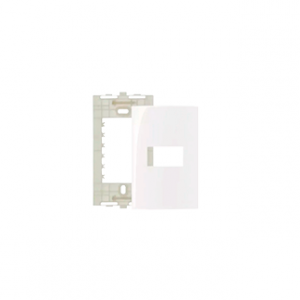 Placa MarGirius Sleek 4x2 1 posto branco com suporte