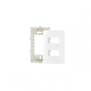 Placa MarGirius Sleek 4x2 1+1 posto branco com suporte