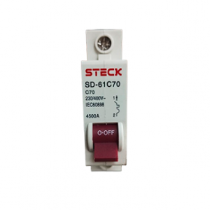 DISJUNTOR STECK UNI 070A CURVA C 4,5KA SD61C70