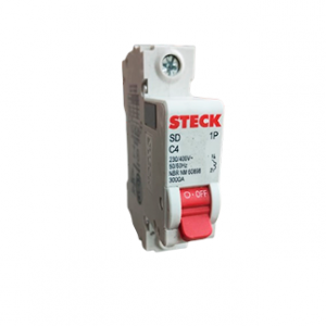DISJUNTOR STECK UNI 004A CURVA C 3KA SDD61C04