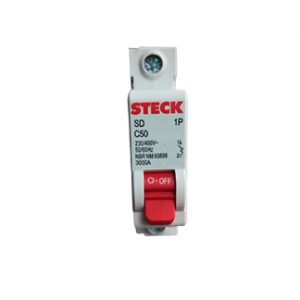 DISJUNTOR STECK UNI 050A CURVA C 3KA SDD61C50