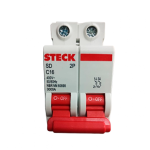 DISJUNTOR STECK BIP 016A CURVA C 3KA SDD62C16