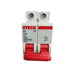 DISJUNTOR STECK BIP 025A CURVA C 3KA SDD62C25