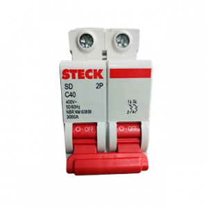 DISJUNTOR STECK BIP 040A CURVA C 3KA SDD62C40