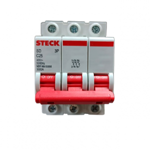 DISJUNTOR STECK TRI 025A CURVA C 3KA SDD63C25