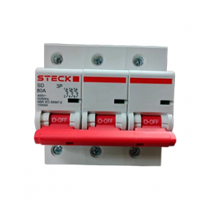 DISJUNTOR STECK TRI 080A CURVA C 10KA SDD3C80