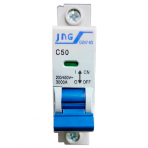 DISJUNTOR JNG UNI 50A 3KA CURVA C 12080
