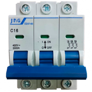 DISJUNTOR JNG TRI 016A 3KA CURVA C 12101