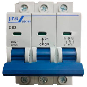 DISJUNTOR JNG TRI 063A 3KA CURVA C 12107